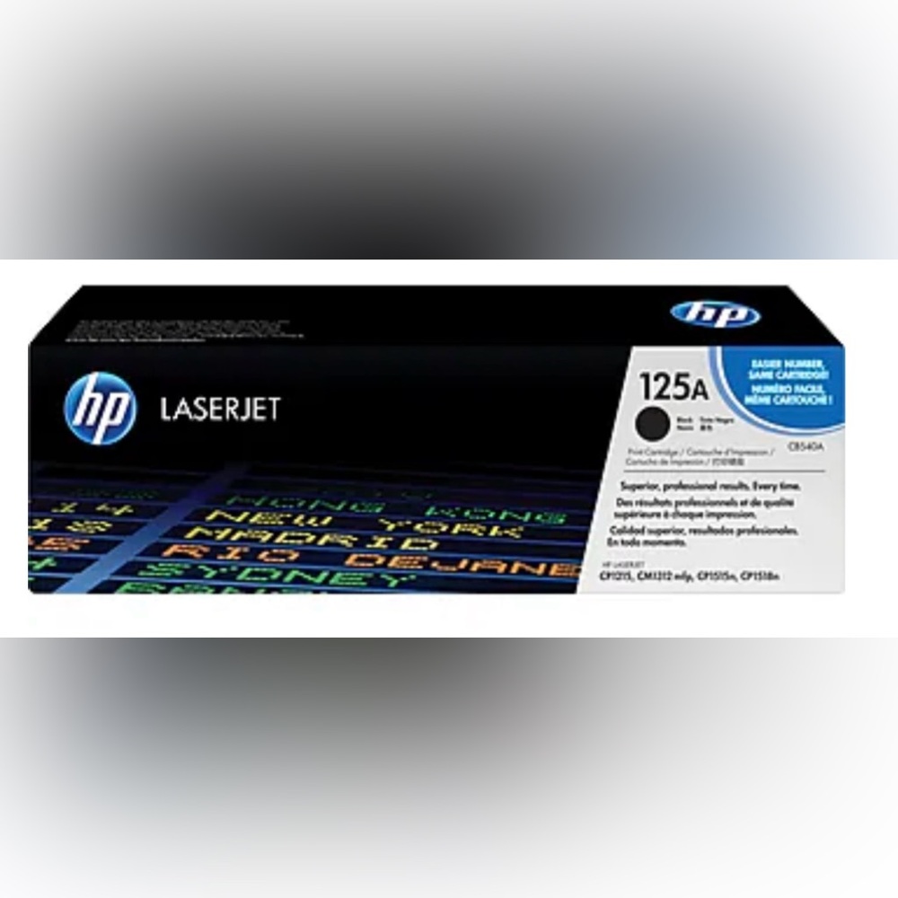 HP 125A Black standard yield.